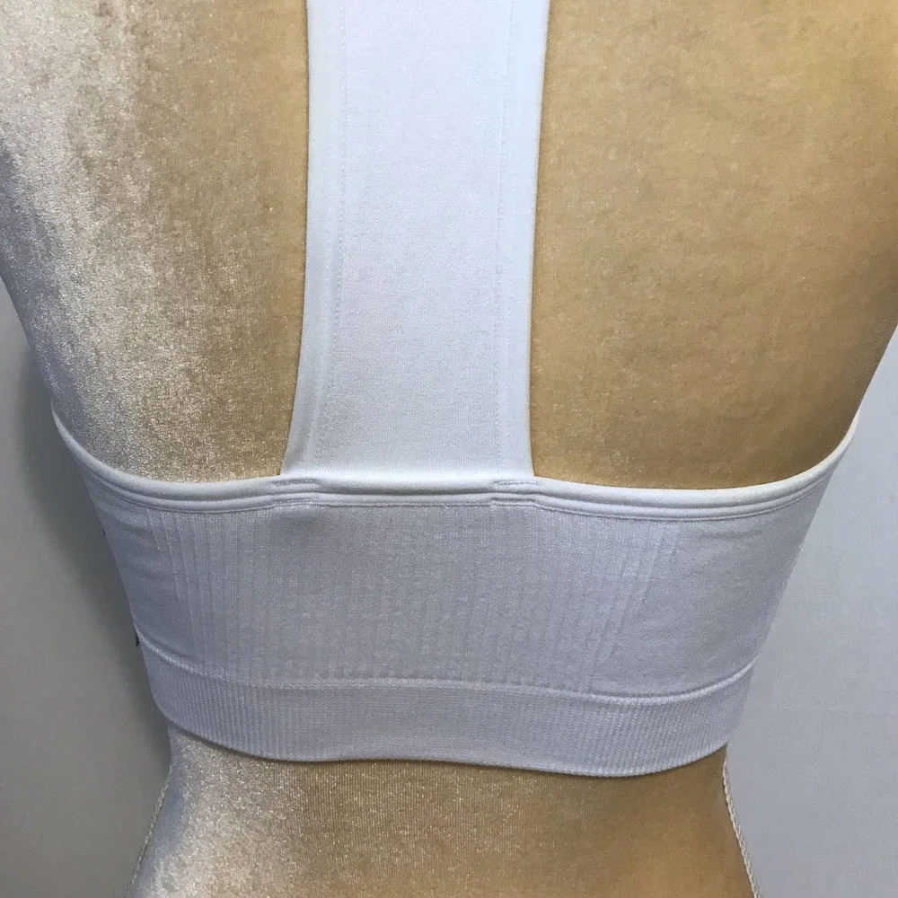 Ideology NWT White Performance Sports Bra Women M